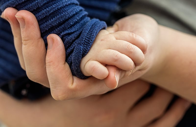 Hands reaching out